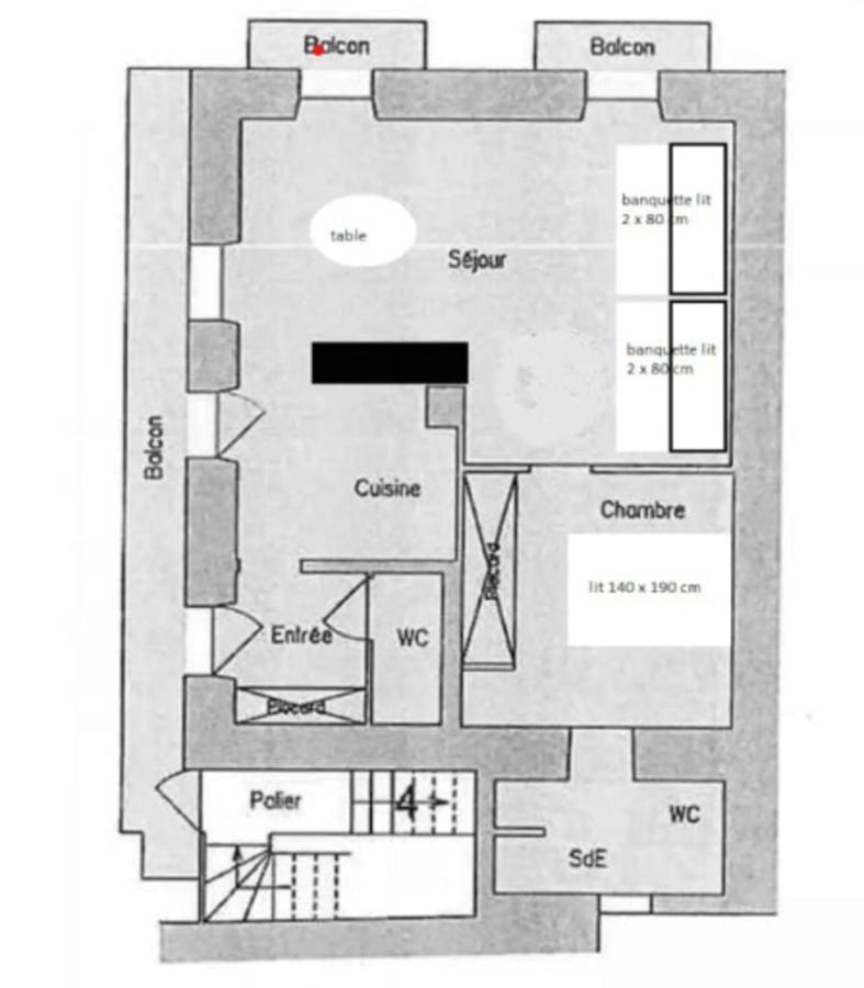 Appartement 6 Personnes, Les 3 Vallees, Pres Des Thermes Brides-les-Bains Exterior foto
